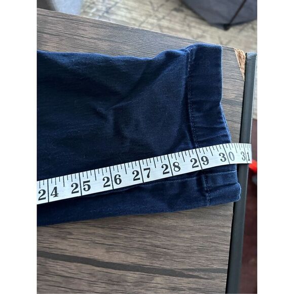 J. Crew Stretch 484 Solid Blue 30x32 Classic Chino Pants Americana Versatile - Picture 10 of 11